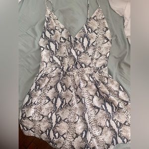 Snakeskin Romper